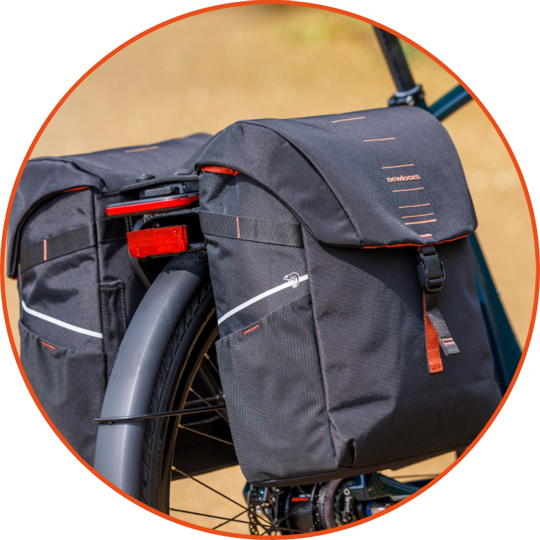 Podwójna sakwa rowerowa New Looxs Vigo Double 40L MIK 2.0